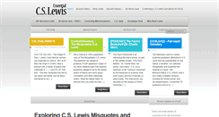 Desktop Screenshot of essentialcslewis.com